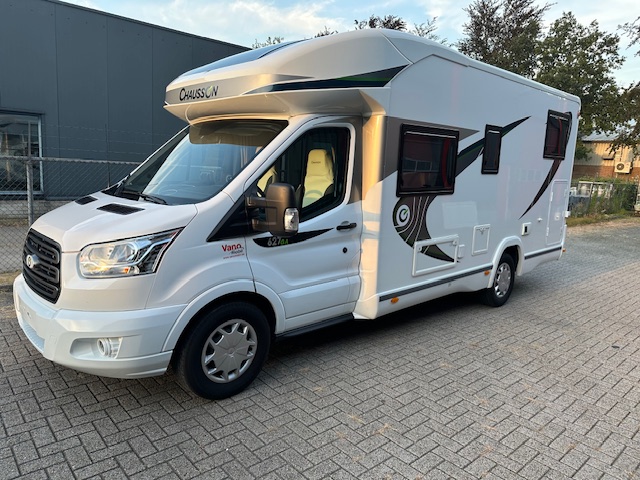 Chausson 627GA 1e Eig 2019 Enkele bedden-Hefbed 33000KM Nieuwstaat Net binnen